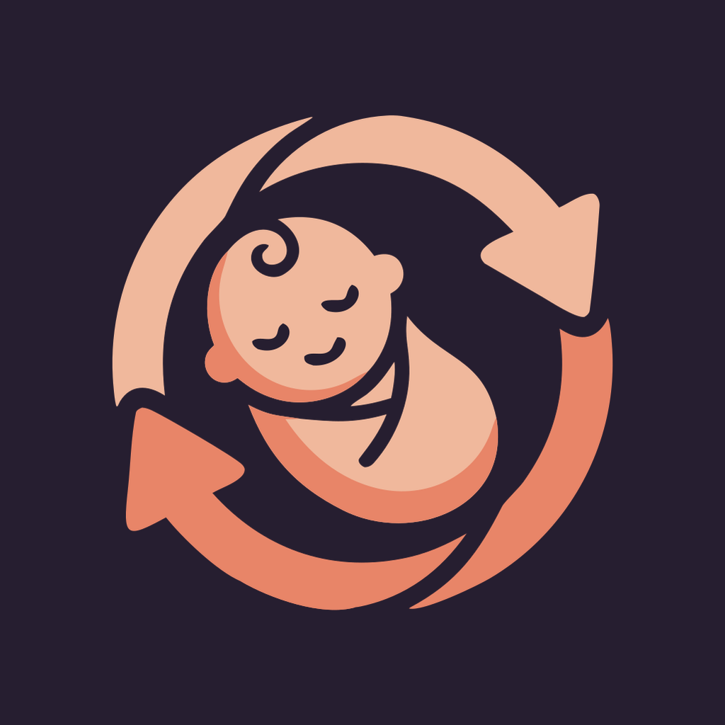 The BubSync app icon — dark variant, 1024 × 1024.