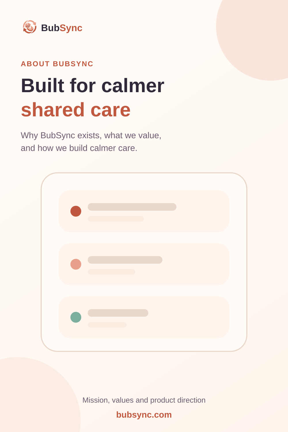 Built for calmer shared care